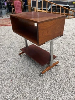 Console vintage bois et métal