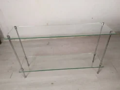 Console vintage chromé, 1970s