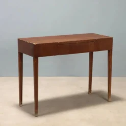 Console vintage en bois au design minimaliste, Italie, années 1950