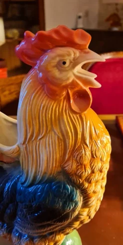 Coq en faïence dlg de st clément