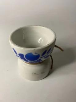 Coquetier bleu digoin