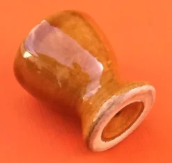 Coquetier céramique vernissée années 60