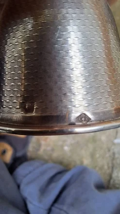 Coquetier en argent massif Cardeilhac