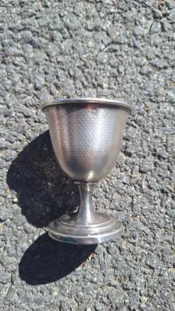 Coquetier en argent massif Cardeilhac