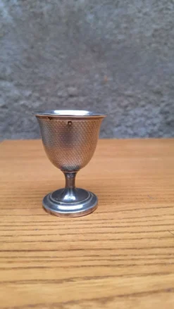 Coquetier en argent massif Cardeilhac