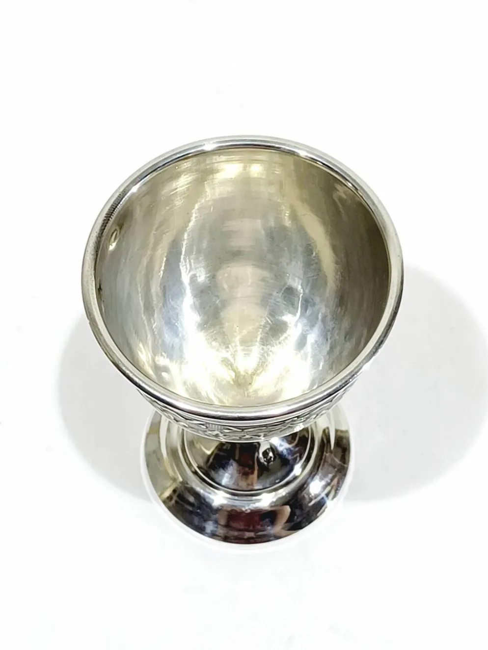 Coquetier en argent massif Pierre Bezon