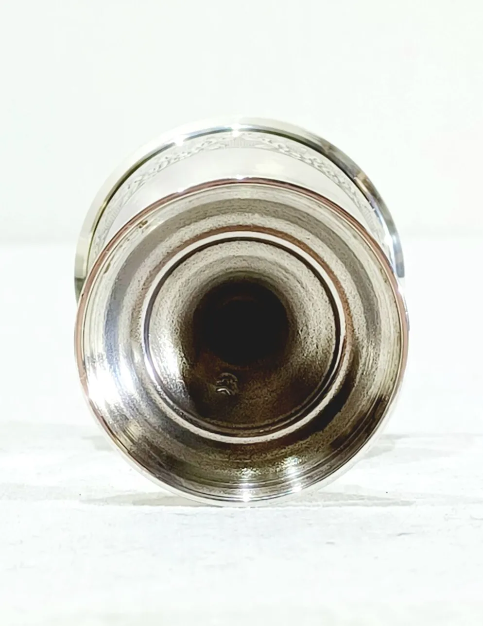 Coquetier en argent massif Pierre Bezon