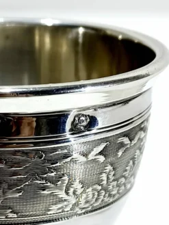Coquetier en argent massif Pierre Bezon