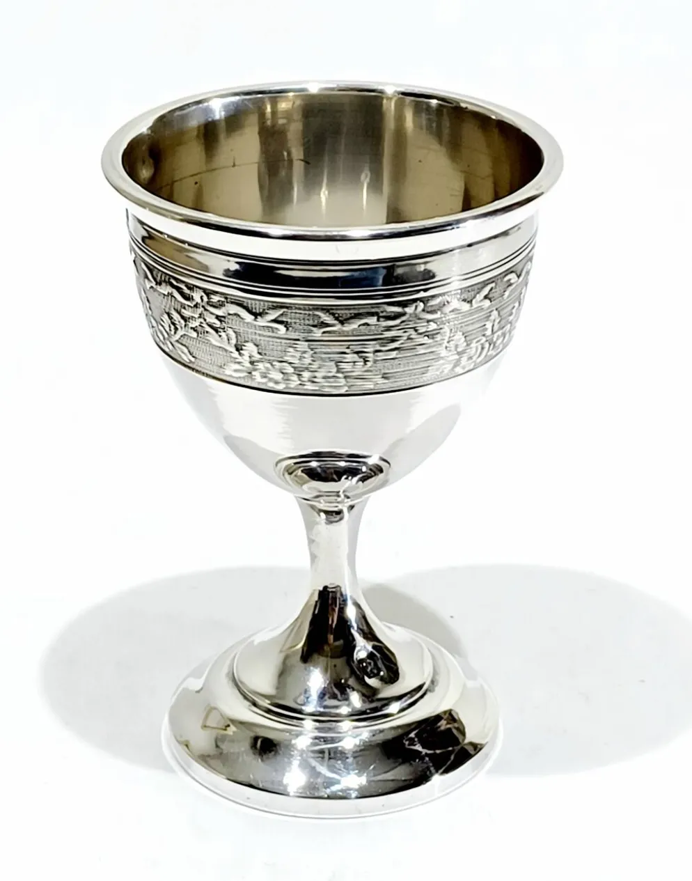 Coquetier en argent massif Pierre Bezon