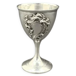 Coquetier en argent massif, XIXème