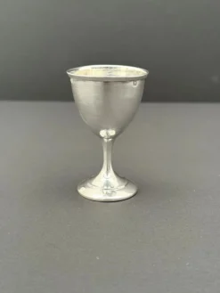 Coquetier en argent massif, XIXème