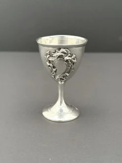 Coquetier en argent massif, XIXème