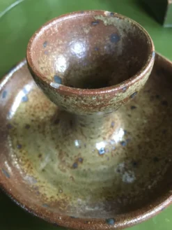 Coquetier en grès
