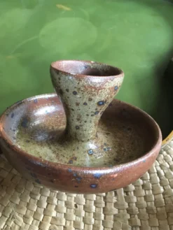 Coquetier en grès