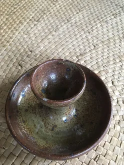 Coquetier en grès