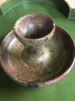 Coquetier en grès