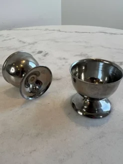 Coquetier en INOX vintage