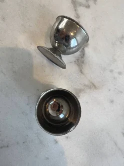 Coquetier en INOX vintage