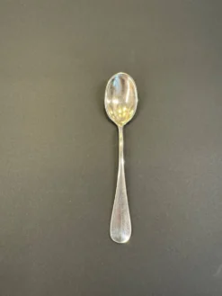 Coquetier en métal argenté