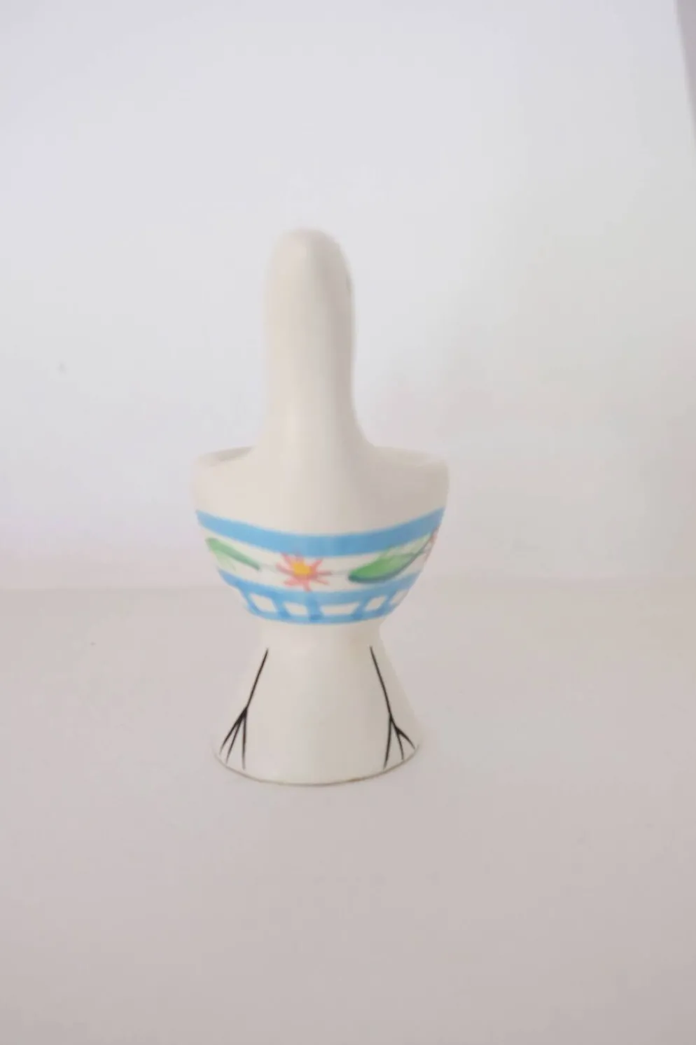 Coquetier oiseau en céramique – pièce unique – collector – probablemen