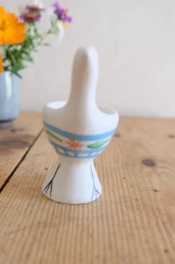 Coquetier oiseau en céramique – pièce unique – collector – probablemen