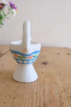Coquetier oiseau en céramique – pièce unique – collector – probablemen