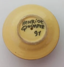 Coquetier ou petit beurrier Henriot Quimper