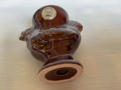 Coquetier poule marron royal keramiek