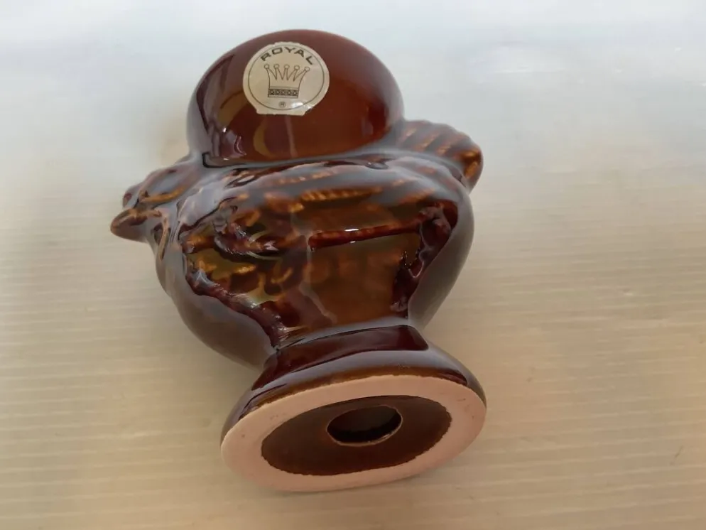 Coquetier poule marron royal keramiek
