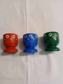 3 coquetiers anciens en bois