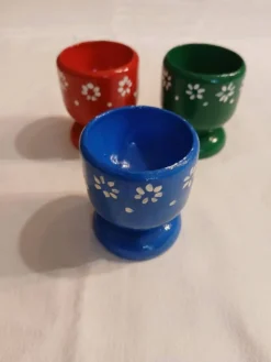 3 coquetiers anciens en bois