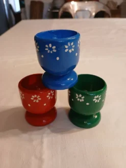 3 coquetiers anciens en bois