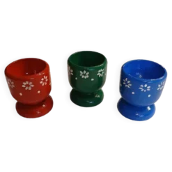 3 coquetiers anciens en bois