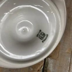 Coquetiers anciens en porcelaine Mehun