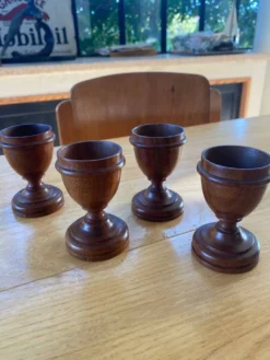 4 coquetiers bois