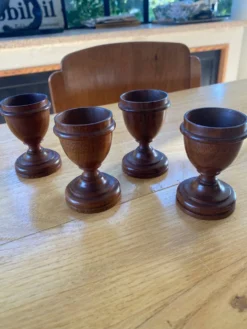 4 coquetiers bois