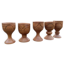 5 coquetiers bois années 50/60