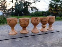 5 coquetiers bois années 50/60