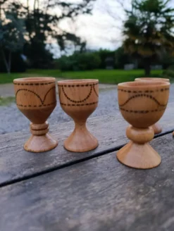 5 coquetiers bois années 50/60