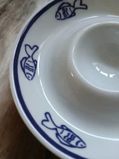 4 coquetiers Carré Blanc