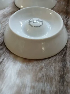 4 coquetiers Carré Blanc