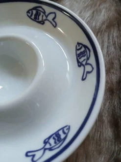 4 coquetiers Carré Blanc