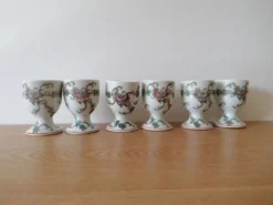 6 coquetiers chinois peint à la main