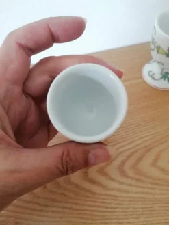 6 coquetiers chinois peint à la main