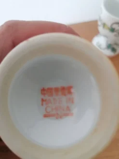 6 coquetiers chinois peint à la main