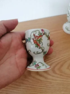 6 coquetiers chinois peint à la main