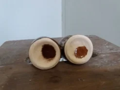 Coquetiers céramique flammée