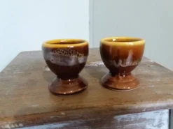 Coquetiers céramique flammée