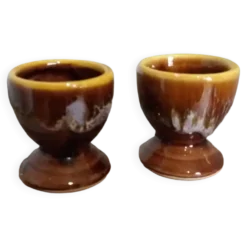 Coquetiers céramique flammée