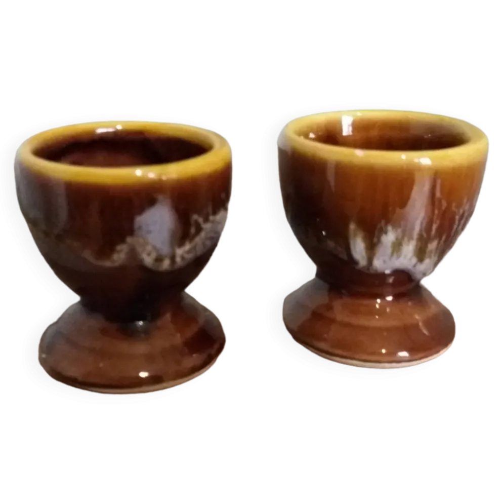 Coquetiers céramique flammée
